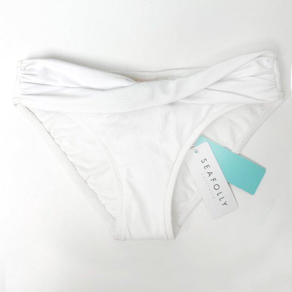 Seafolly Other - NWT SEAFOLLY GODDESS TWIST BAND MINI HIPSTER BIKINI BOTTOM RESORT LOUNGE USA 4